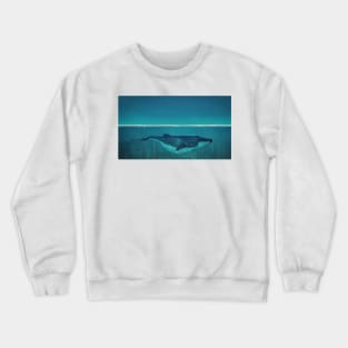 Whale, animal illustration. Crewneck Sweatshirt